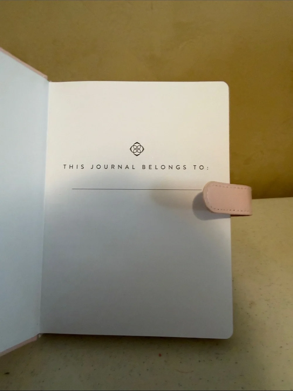 Kendra Scott Pale Pink Leatherette Tablet Sleeve with Gold Accent